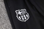 Chandal con Capucha FC Barcelona Negro 2024-2025 escudo-p
