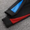 Chandal con Capucha FC Barcelona Negro 2024-2025 manga
