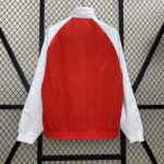 Chaqueta Gabardina Arsenal Rojo Blanco 2024-2025 dorsal