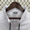 Chaqueta Gabardina Real Madrid Blanco Amarillo 2024-2025 pecho