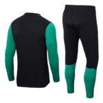 Conjunto Chandal Real Betis Negro 2022 dorsal