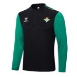 Conjunto Chandal Real Betis Negro 2022 frontal chaqueta