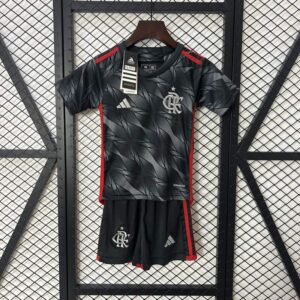 Conjunto Niño Flamengo Tercera Equipacion 2024-2025