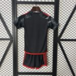 Conjunto Niño Flamengo Tercera Equipacion 2024-2025 dorsal