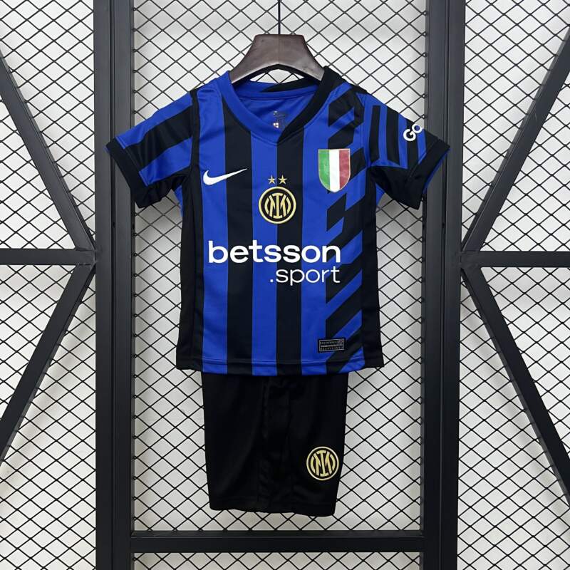 Conjunto Niño Inter de Milan Primera Equipacion 2024-2025 Conjunto Niño Inter de Milan Primera Equipacion 2024-2025