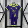 Conjunto Niño Málaga Segunda Equipacion 2024-2025