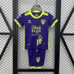 Conjunto Niño Málaga Segunda Equipacion 2024-2025