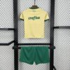 Conjunto Niño Palmeiras Tercera Equipacion 2024-2025 dorsal