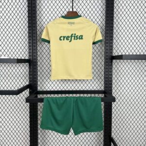 Conjunto Niño Palmeiras Tercera Equipacion 2024-2025 dorsal
