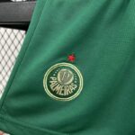 Conjunto Niño Palmeiras Tercera Equipacion 2024-2025 pantalo corto logo
