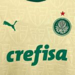 Conjunto Niño Palmeiras Tercera Equipacion 2024-2025 pecho
