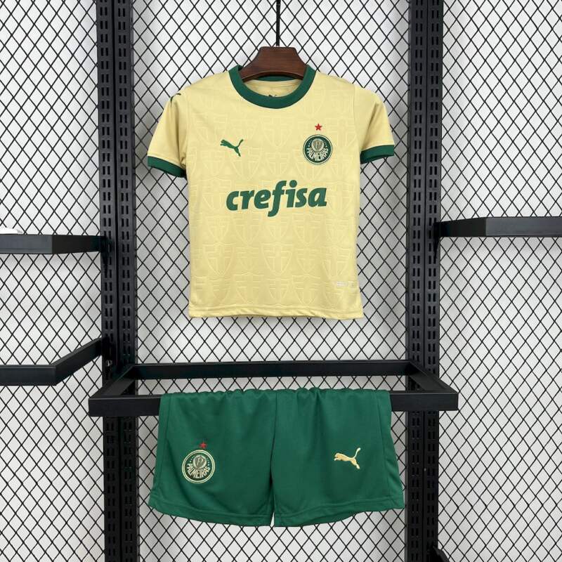 Conjunto Niño Palmeiras Tercera Equipacion 2024-2025