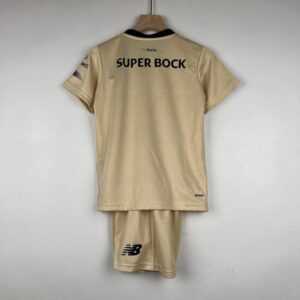 Conjunto Niño Porto Segunda Equipacion 2023-2024 dorsal