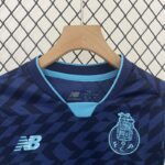 Conjunto Niño Porto Tercera Equipacion 2024-2025 cuello