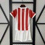 Conjunto Niño Sporting de Gijon Primera Equipacion 2024-2025 dorsal