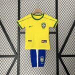Conjunto retro niño Brasil primera equipacion 1998