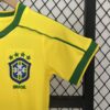 Conjunto retro niño Brasil primera equipacion 1998 manga