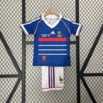 Conjunto retro niño Francia primera equipacion 1998