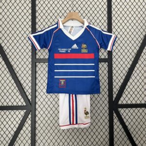 Conjunto retro niño Francia primera equipacion 1998