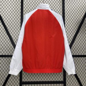 Cortavientos Arsenal Rojo 2024-2025 dorsal