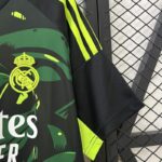 Camiseta Real Madrid Edicion Especial Negro-Verde 2024-2025 manga
