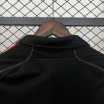 Camiseta Retro AC Milan Negro 2012-2013 cuello anterior