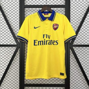 Camiseta Retro Arsenal Amarillo segunda equipacion 2013-2014