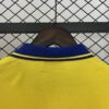 Camiseta Retro Arsenal Amarillo segunda equipacion 2013-2014 cuello anterior