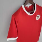 Camiseta Retro Benfica primera equipacion 1973-1974 hombro