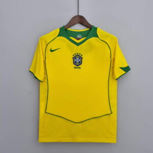 Camiseta Retro Brasil primera equipacion 2004-2006