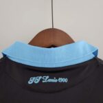 Camiseta Retro Lazio segunda equipacion 2015-2016 cuello anterior