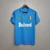 Camiseta Retro Napoli Local Azul 1987-1988