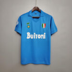 Camiseta Retro Napoli Local Azul 1987-1988