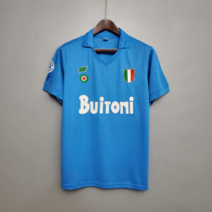 Camiseta Retro Napoli Local Azul 1987-1988