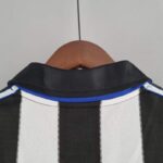 Camiseta Retro Newcastle Primera equipacion 2000-2001 cuello anterior