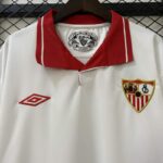 Camiseta retro Sevilla primera equipacion 2012-2013 cuello