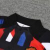 Chandal Manchester United Morado 2024-2025 cuello