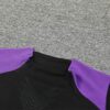 Chandal de entrenamiento Real Madrid Morado 2024-2025 cuello