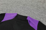 Chandal de entrenamiento Real Madrid Morado 2024-2025 cuello