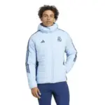 Chaqueta de entrenamiento Real Madrid - Azul 2024-2025 frontal