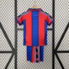 Conjunto-niño-barcelona-primera-equipacion-retro-1995-1997-parte-trasera