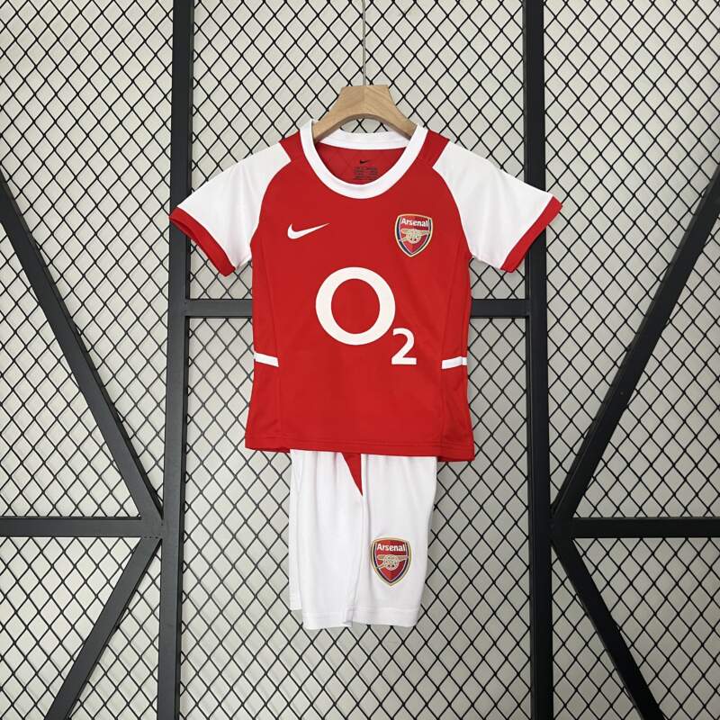 conjunto-niño-arsenal-primera-equipacion-retro-2002-2004 conjunto-niño-arsenal-primera-equipacion-retro-2002-2004