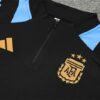 Chandal Seleccion Argentina Negro 2024-2025 cuello