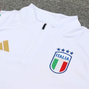 Chandal seleccion Italia Blanco 2024-2025 cuello