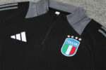Chandal seleccion Italia Negro 2024-2025 cuello