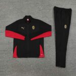 chandal-ac-milan-negro-rojo-2024-2025-conjunto