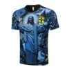 conjunto-de-entrenamiento-brasil-gris-azulada-manga-corta-2024-2025-camiseta