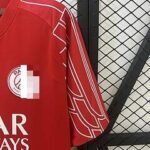 Camiseta PSG Cuarta Equipación Versión Aficionado 2024-2025-hombro