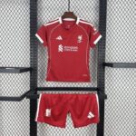 Conjunto Niño Liverpool Primera Equipación 2025-2026