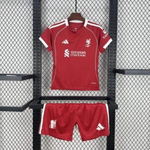 Conjunto Niño Liverpool Primera Equipación 2025-2026